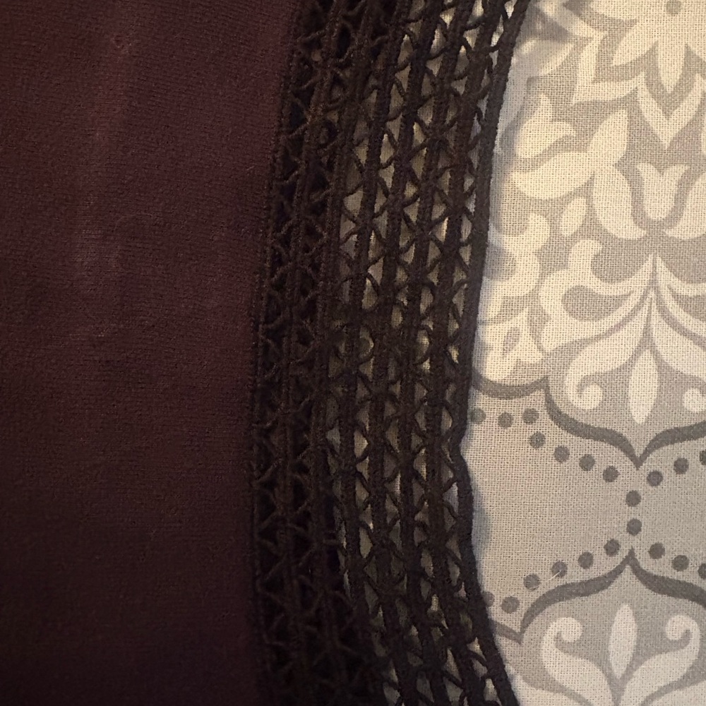Croft & Barrow Dark Cotton Top XXL - Picture 3 of 5
